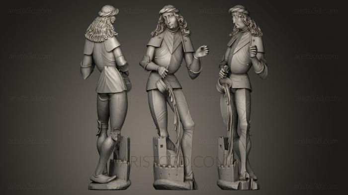 Religious statues (STKRL_0025) 3D model for CNC machine